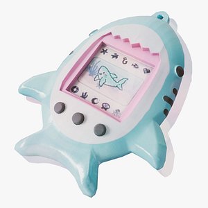 3D Tamagotchi Shark Cute Toy model