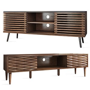 Sideboard tvstand Kayan Perth by Beliani 3D model