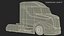 Aerodynamischer Supertruck der nächsten Generation in Schwarz für Maya