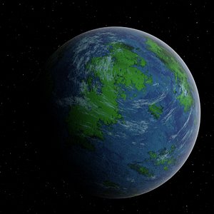 Alien Green Planet
