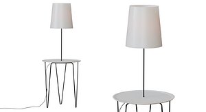 3D Gervasoni LC 47 floor lamp model