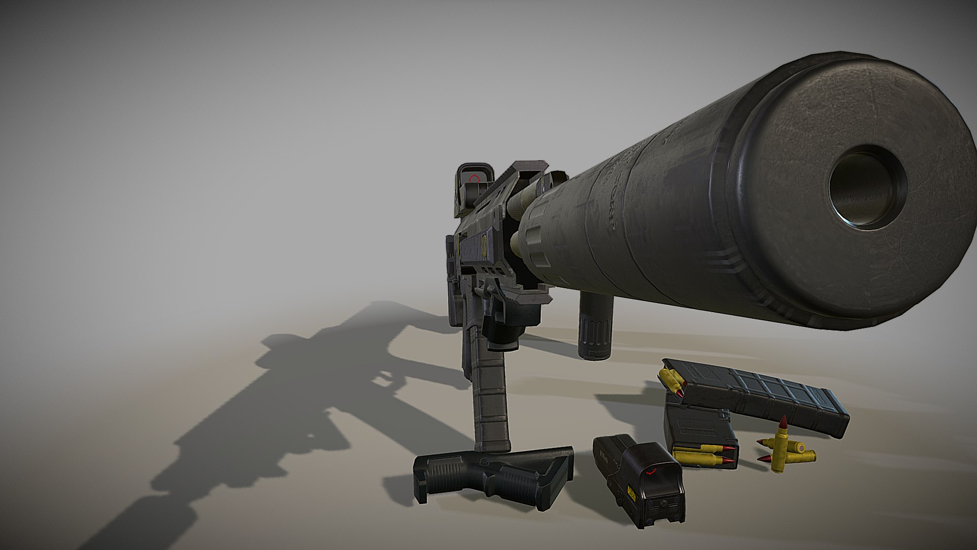 Adaptive Combat Rifle 3D - TurboSquid 1814272