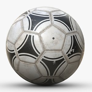 dirty soccer ball 3D model