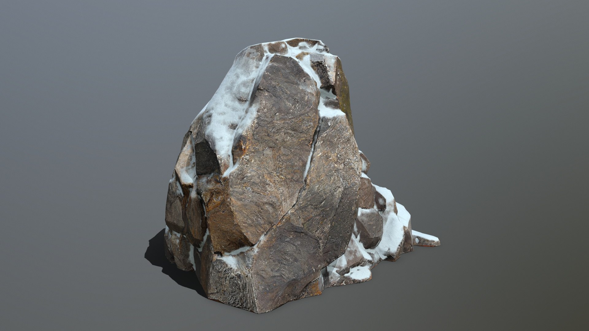 3D Snow Rocks Model - TurboSquid 2326494
