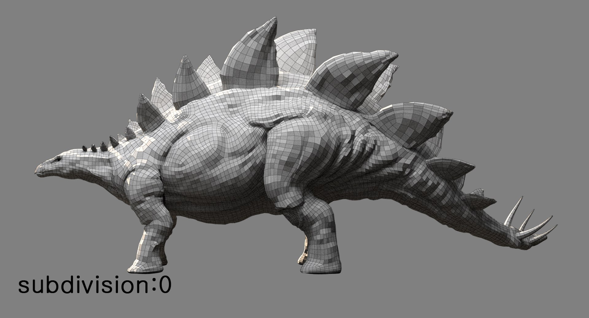 Stegosaurus Rigged Stego 3D Model - TurboSquid 1310852