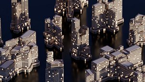 Skyscraper 800 Collection 3D model