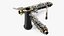 3D Woodwind Instrument Oboe Disassembled