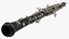 3D Woodwind Instrument Oboe Disassembled