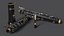 3D Woodwind Instrument Oboe Disassembled
