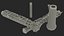 3D Woodwind Instrument Oboe Disassembled