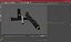 3D Woodwind Instrument Oboe Disassembled