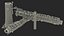 3D Woodwind Instrument Oboe Disassembled