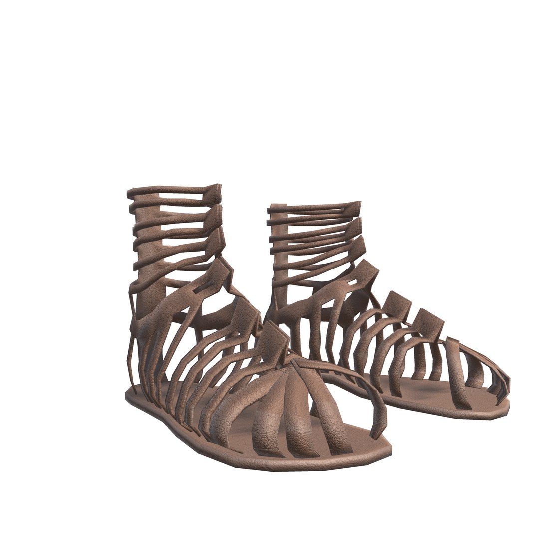 3D caligae sandals roman - TurboSquid 1330371