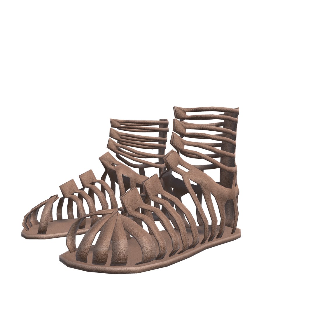 3D caligae sandals roman - TurboSquid 1330371