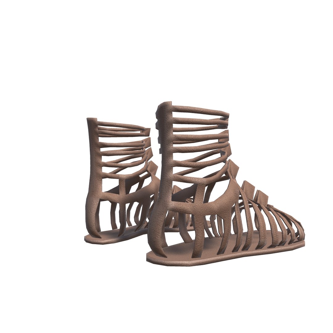 3D caligae sandals roman - TurboSquid 1330371