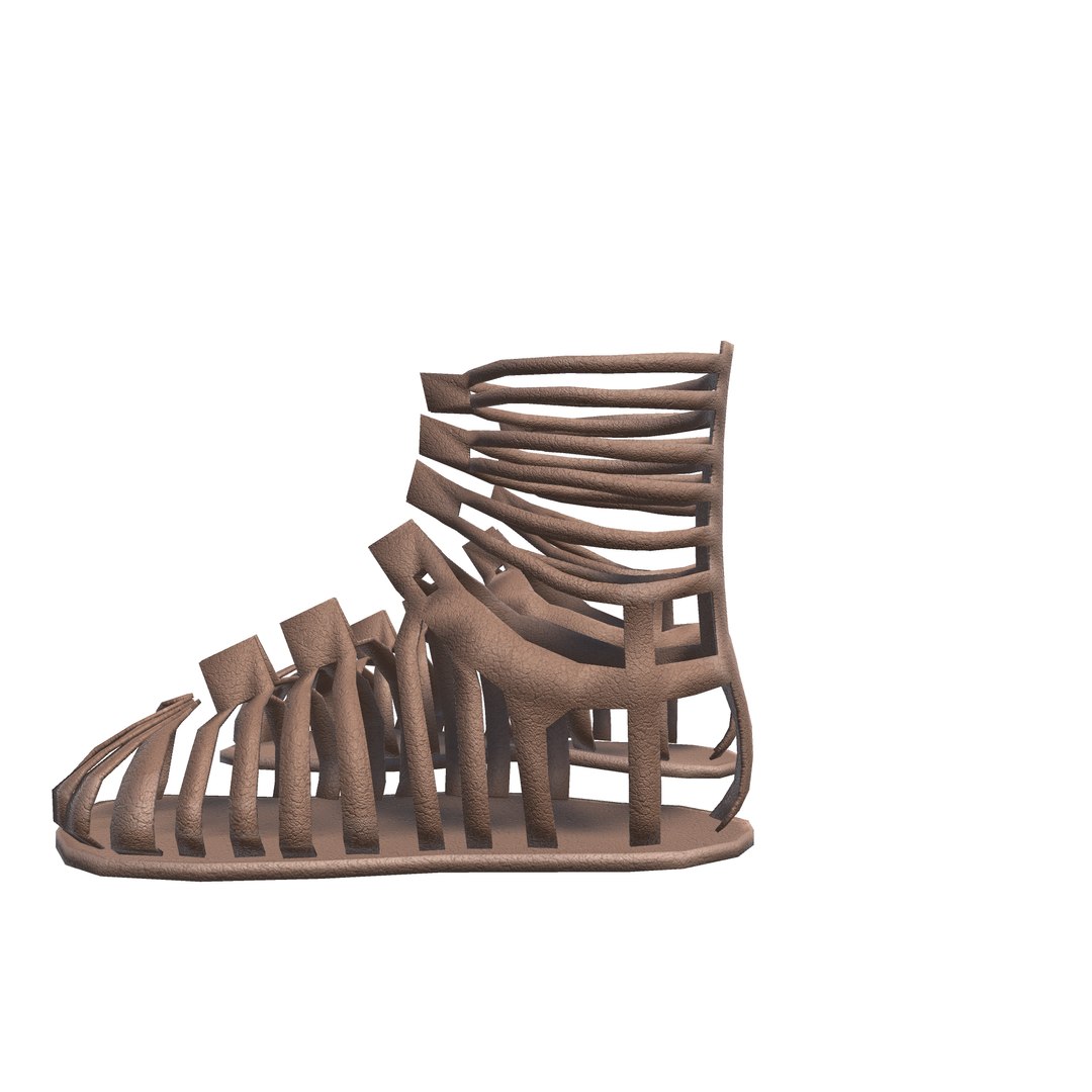 3D caligae sandals roman - TurboSquid 1330371