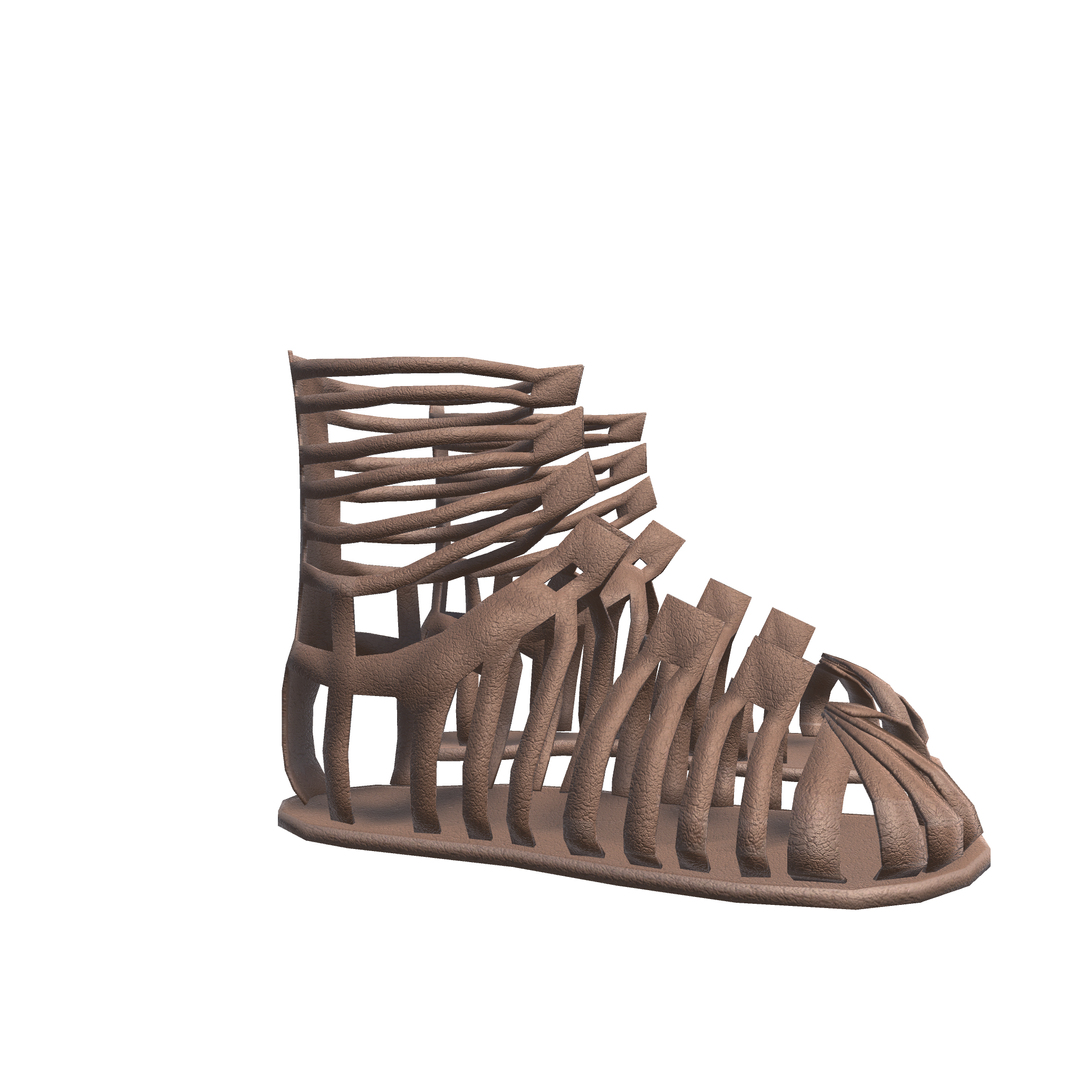 3D caligae sandals roman - TurboSquid 1330371