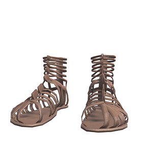 3D caligae sandals roman