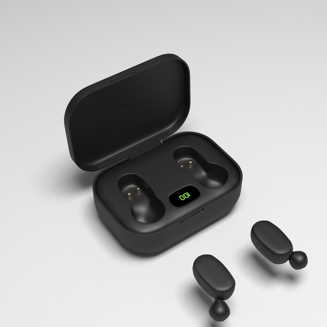 BT Earphones Model - TurboSquid 1803034