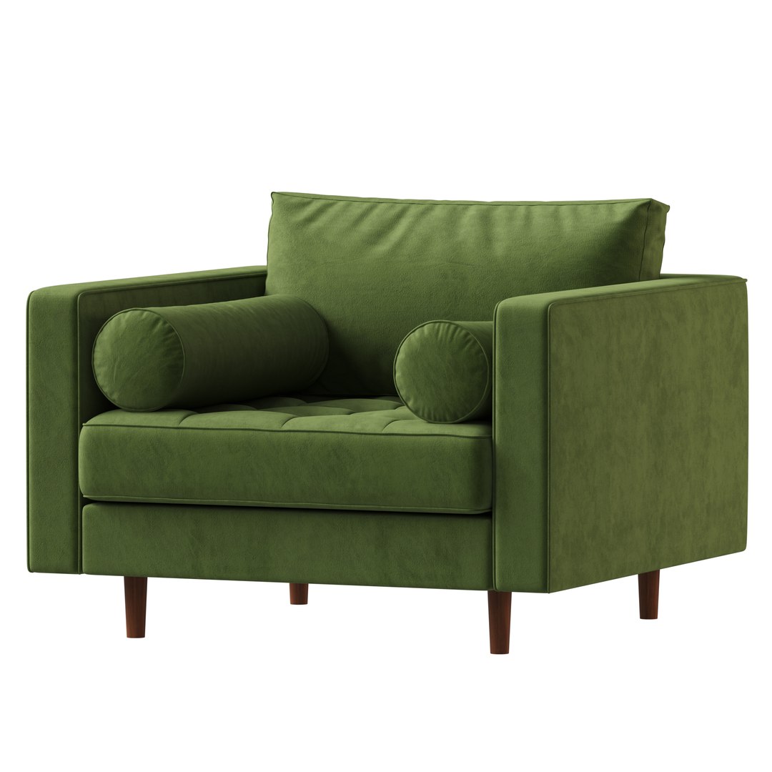 3D Dennes Chair Model - TurboSquid 2061969