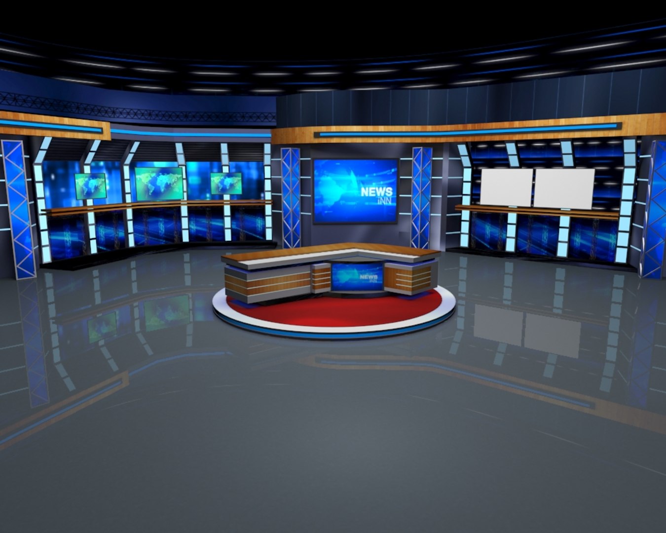 3d Virtual Set Program Model