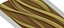 Modern Abstract Linear Waves Relief Wall Panel STL CNC 113