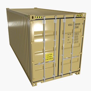 Container 20 HQ 3D model