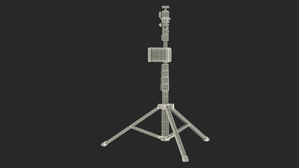 3D модель Высокий штатив с держателем для телефона - TurboSquid 1820731