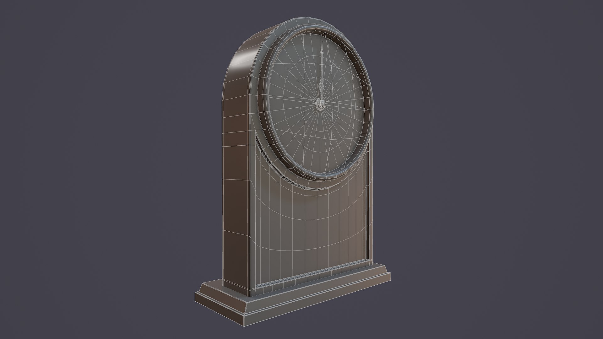 3D Mantle Clock - TurboSquid 1620945