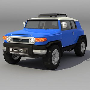 fj cruiser 3d obj