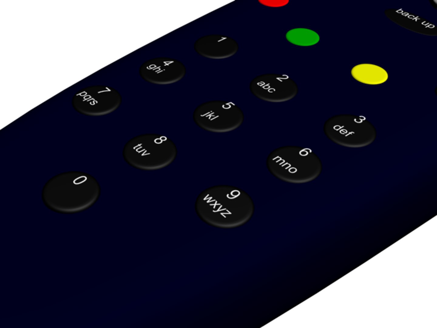 3d Sky Remote Model