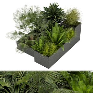 3D Collection plant vol 302 leaf outdoor - blender - 3dmax - cinema4d