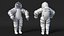 Atmospheric Diving Suit White Rigged for Cinema 4D