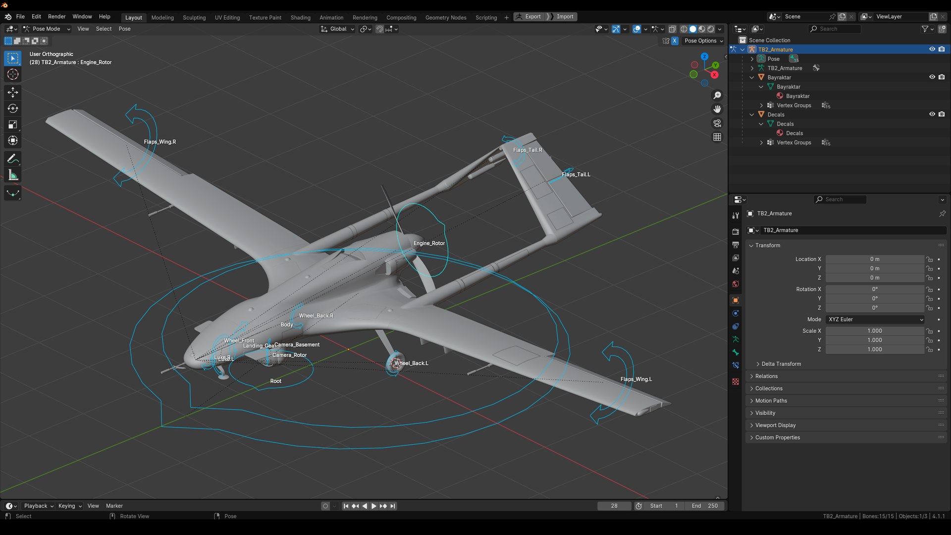 3D Rigged Bayraktar TB2 UCAV Drone Ukrainian Version PBR https://p.turbosquid.com/ts-thumb/ST/dBLeHI/00/riggedscr/png/1770470332/1920x1080/fit_q87/f4576f491f4d7f3cc1f32c36b33032c3aa07377c/riggedscr.jpg