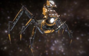 spider mech 3D