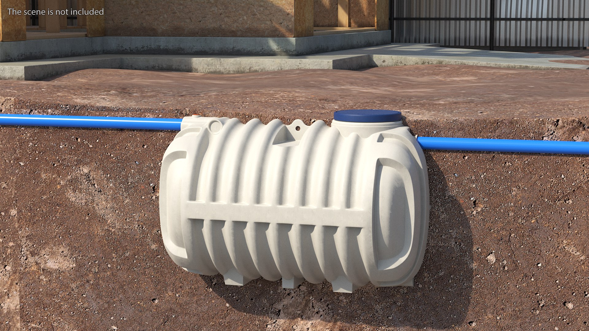 Plastic Septic Tank Model - TurboSquid 1771490