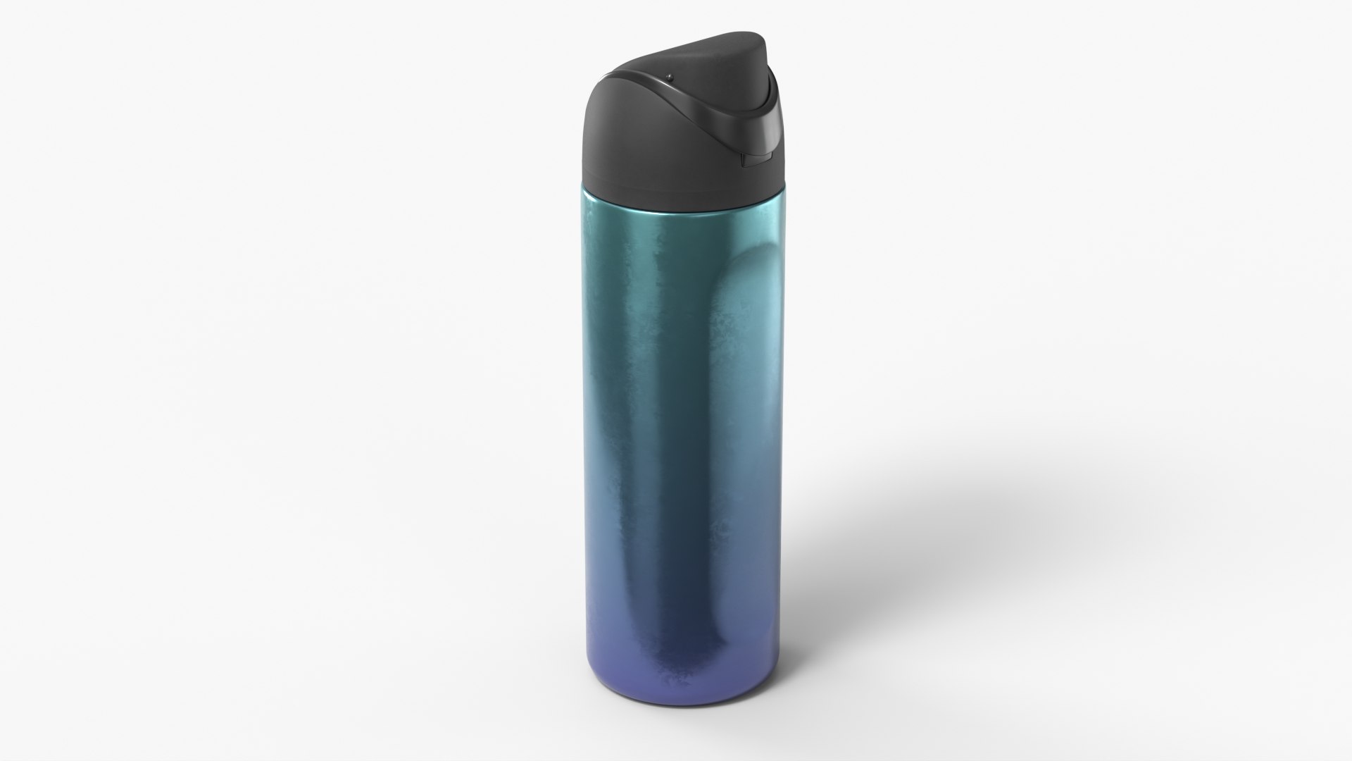 Sublimable Stainless Steel Thermos Bottle 3D model preview