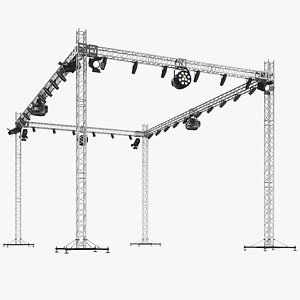 Stage Truss With Lights