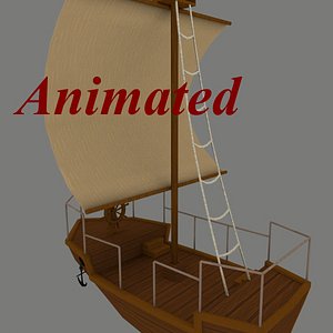3d sailing ship boat