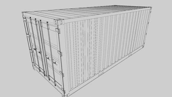 Shipping Container 3D 모델 - TurboSquid 1965768