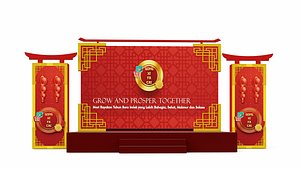 Chinese New Year stage