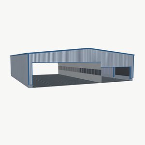 Garage shed 3D model
