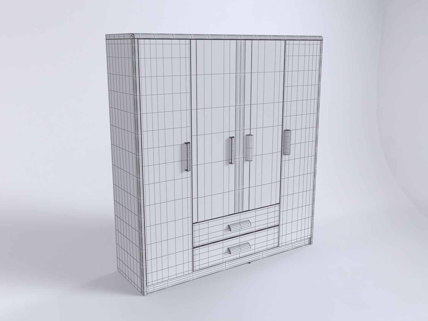 Saturn 4-Door Wardrobe Mirror 2-Drawers 3D model https://p.turbosquid.com/ts-thumb/SU/0PkJ5R/Cd/renderwireframe/jpg/1658830162/1920x1080/fit_q87/ef274be64dccf352313b1dd841232baba4fb9e02/renderwireframe.jpg