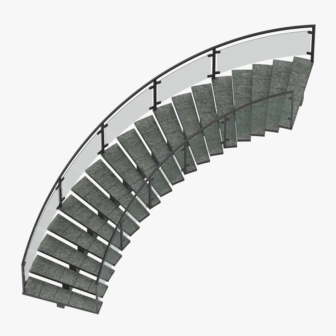 Commercial staircases 3D model - TurboSquid 1242393