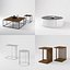 set different sofa tables 3D