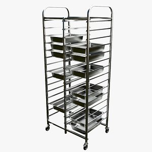 Restaurant Rack With Trays