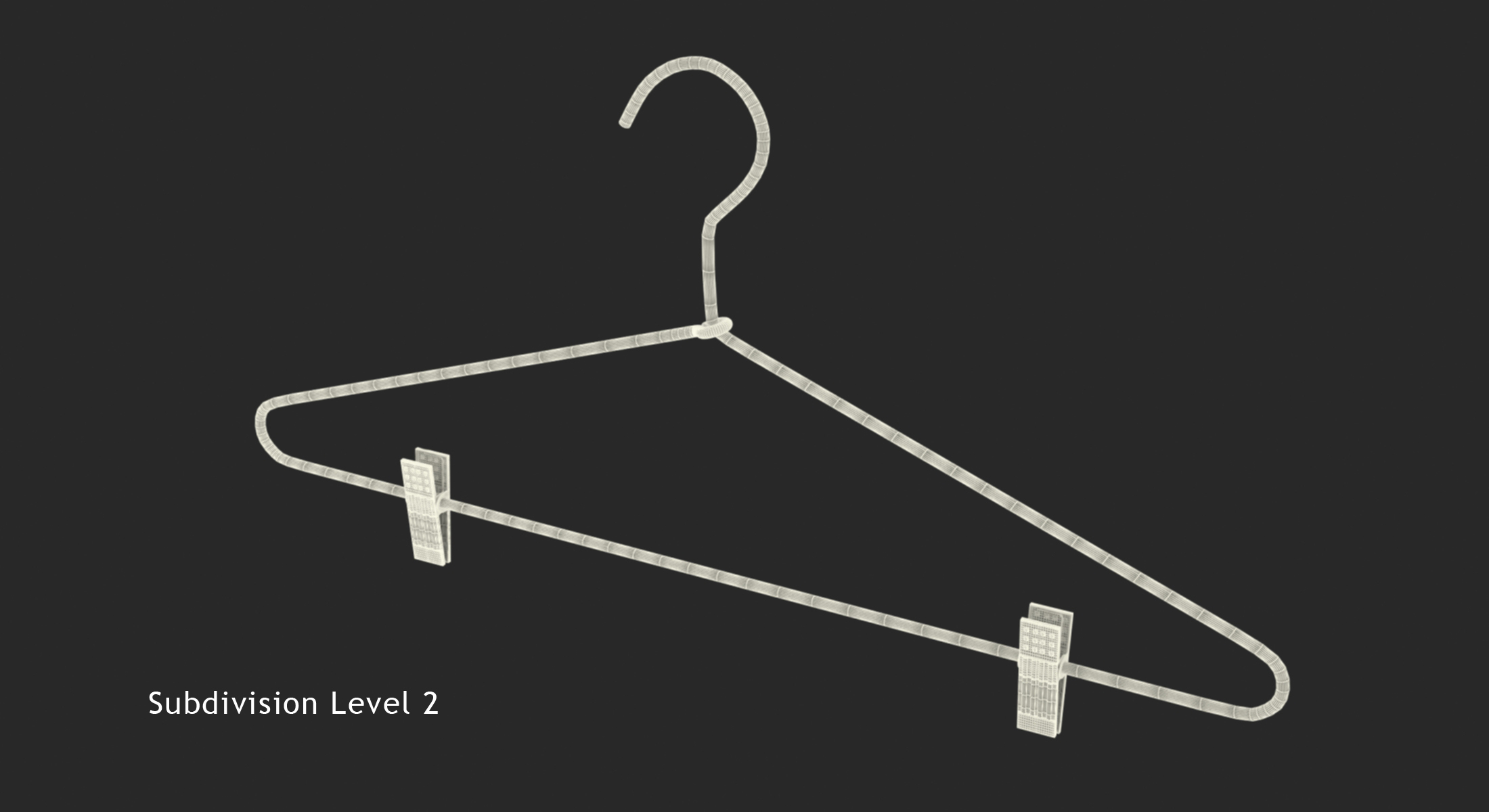 3D model Metal Clothes Hanger TurboSquid 1717109