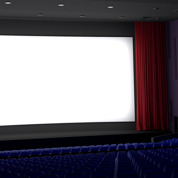 Movie Theater Hall 3D model