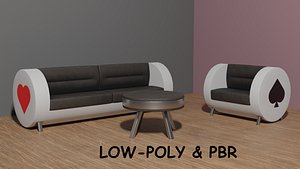 Sofa Collection 3D model