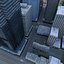 City Scene A-21082022-2 Low Poly 3D model
